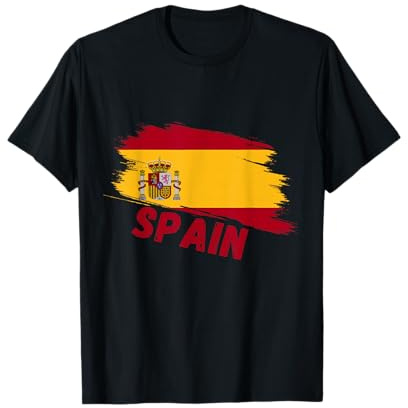 Arte de la bandera de España con diseño de escudo de armas Camiseta