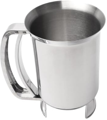 entonnoir à piston mini distributeur d'entonnoir de cuisson en acier inoxydable de pâte à gâteaux pour sauces tartelette quiches lorraine du fond d'entonnoir