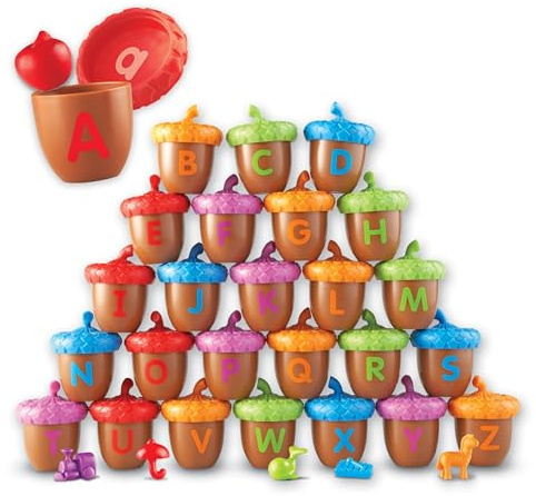 Learning Resources Set de Actividades de Las bellotas del Alfabeto