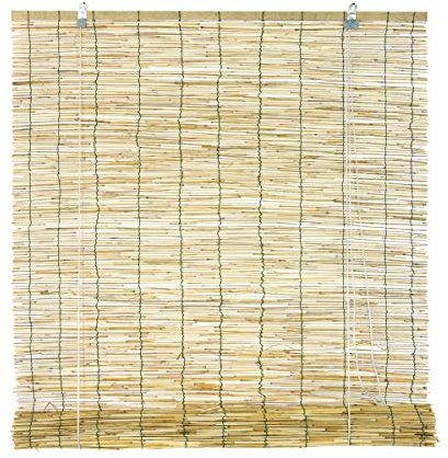 STI Tapparella avvolgibile Agave canniccio di bambù 100x260cm Tenda a Rullo Bamboo Arredamento Casa Protezione Luce
