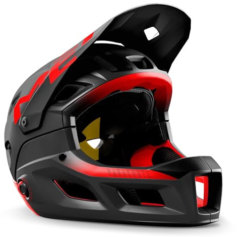Met Helm Parachute MCR MIPS schwarz/rot matt glänzend
