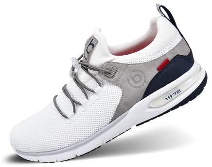 bugatti man Herren Slipper, Männer Slipper, Mokassins,College Schuhe,Businessschuhe,Slip-ons,maennlich,Men,Halbschuhe,leger,White (6900),42 EU/EU UK