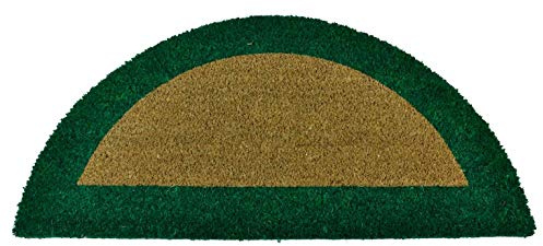 CASA TESSILE Ecoco Bordo Zerbino Mezzaluna in Cocco 40X80 cm. - Verde