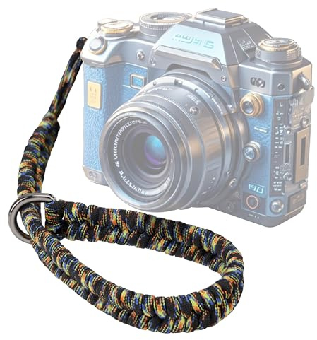Sunya Kamera Handschlaufe Verstellbare Kamera Band Gurte Paracord Kamera Handgelenkschlaufe Trageschlaufe für DSLR