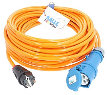 CEE Adapterleitung Kalle Blue Extreme Signal SCHUKO auf CEE 3G 2,5mm² 15 Meter