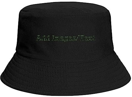 personalisierter Fischerhut Add Images Text Fischerhut für Männer Frauen Geburtstagsgeschenke