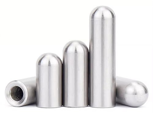 304 Stainless Steel Round Head Parallel Pins with Internal Thread Φ4 Φ5 Φ6 Φ8 (Φ4 x 12mm - M3,20)