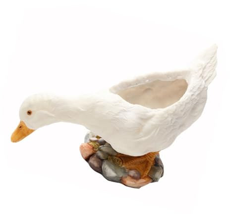 Kisangel 1stück Tierischer Sukkulententopf Aus Resin Niedlicher Blumenkübel Tierform Kreative Garten-Dekoration Für Pflanzen Praktischer Bonsai Topf Für Zuhause Als Für