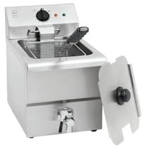 METRO Professional Friteuse électrique GDF5008, acier inoxydable, 29.5 x 54.5 x 42.7 cm, 8 L, argent