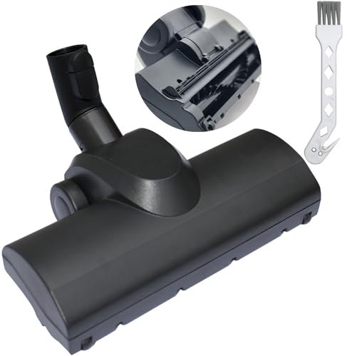 VACEXT Turbo-Bürstenkopf für Miele Staubsauger, Staubsaugeraufsätze für niedrige Teppiche, Teppiche, Fliesen und Harte Böden: einfache Tierhaarentfernung – Hartholzboden-Befestigung