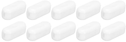 QUARKZMAN Blind Kette Verbinder 20Stk Plastik Perle Kugel Kette Schnur Verbinder für Römische Rolle Farbtöne Perle Jalousien Vorhang Perle Kette Passform 4.5 mm Perle Weiß