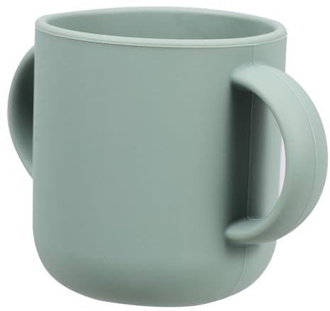 GARVALON Taza De Entrenamiento De Silicona Para Bebés Con Doble Asa Vaso Antidegaste Para Niño Niña Fácil De Limpiar Y Manejar Color Vibrante Para Aprendizaje De Bebés