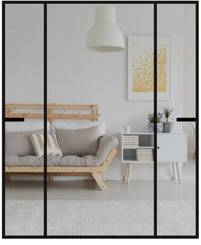 LALAGO Zanzariera con Magneti per Porte, 190x222cm, si Chiude da Sola, Tenda Zanzariera Porta Finestra, Zanzariere Magnetiche per Porte Finestre, Porta Ingresso, Balconi