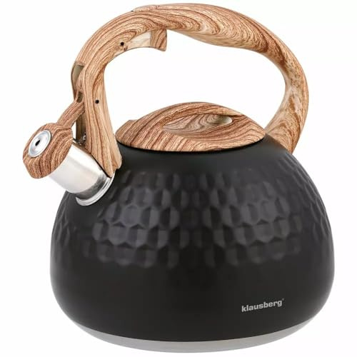 Produktbild Edelstahl Wasserkessel Flötenkessel Wasserkocher Teekessel Kessel 2.8L KLAUSBERG Diamond