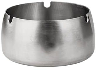 TCDHICY Aschenbecher Edelstahl-Aschenbecher, tragbar, for Zuhause, Büro, Terrasse, Tischplatte, Arbeitsplatte, Aschenbecher for Räume, Wohnzimmer, Balkone, Büros, Gärten usw Desktop-Aschenbecher