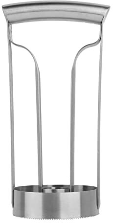 Cortador de piña fácil - Slicer Corer piña, pelador cortador de piña de acero inoxidable, fácil pequeñas aletas Corer Fruit para el hogar, restaurante de frutas No trineo