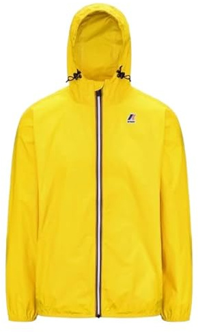 K-Way Giacca Modello Le Vrai 4.0 Claude Realizzata in Nylon Impermeabile, dalla vestibilità Morbida, Colore Yellow Dk S