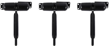 GNURBDILFO 3 Set 20-70 Kg Nero Regolabile da Esterno un Molla Chiudiporta Chiudiporta Automatico Nominale