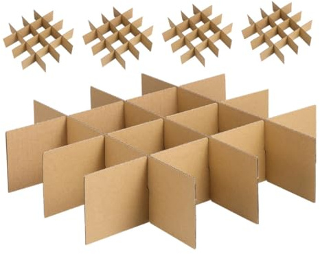 Box Dividers 30pcs Paper Interlocking Grid Inserts