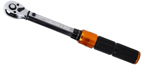 Naroote Llave Torsión Trinquete Bidireccional, 72 Dientes, 5 Grados Herramienta Mantenimiento Automóviles Acero Cr V Ajustable y Precisa Caja 1/4 Pulgadas para Reparación Mecánica