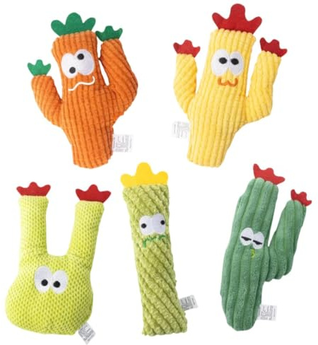 Cat Chew Toy Interactive Cute Stuffed Animals | Indoor Cat Play Chewing Pillow for Small Medium Large Pet Indoor Outdoor Travel Bedroom Backyard Balcony