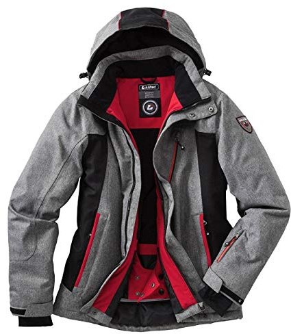 Killtec Meto | Wasserdichte Gefütterte Herren Skijacke Winterjacke Funktionsjacke | Alle Größen L-XL-XXL-XXXL-4XL-5XL-6XL + Übergrößen