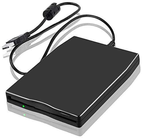 Lecteur de Disquette Disquette Externe Externe 3.5 USB 1.44MB FDD Portable Disquette Disquette Disquette Compatible PC Windows 2000/XP/7/8, Plug and Play