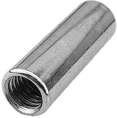 QUALITÄTS VERBINDUNGSMUTTER > Edelstahl (A2) | Rund | M5 bis M24 WUNSCHGRÖSSE und STÜCKZAHL mit Mengenrabatt einfach selbst auswählen >>> M16 x Länge 40mm | 10 Stück