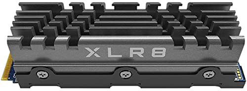 PNY XLR8 CS3040 M.2 NVMe Gen4 x4 SSD Interno con Heatsink 500GB, Velocità di Lettura fino a 5600 MB/s, Velocità di Scrittura fino a 2600 MB/s