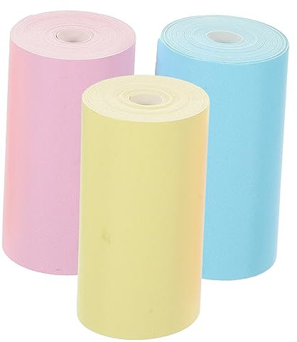 Ciieeo 3rollen Thermopapier Zum Bedrucken Kassenbonpapierrollen Für Kartenlesegeräte Thermodruckerpapier Für Supermärkte Und Büros Papierrolle Zum Ausdrucken
