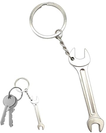 Leddy Living Llavero de bolsillo, herramientas de trabajo de artesanía, cerrajero, carpintero, con anillo porta llaves, accesorio para hombre y mujer, idea regalo