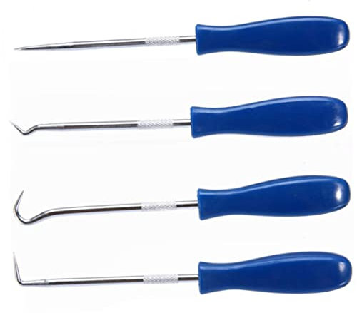 El juego de ganchos y ganzúas de precisión incluye combinación de ganchos de precisión de 90 grados y ganchos y ganzúas rectos, juego de ganzúas, juego de herramientas de ganzúa, juego de ganzúas mecá