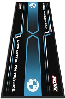 Tapis Moto pour BMW Fusion 95x240 - Tapis Environnemental Moto - pour Les Paddocks et Le Garage - Lavable et Ecologique - Idéal Cadeau Moto
