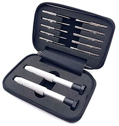 LLMTYO Kit de réparation de Lunettes Kit de réparation d'accessoires de Lunettes Multifonctions Ensemble de Tournevis pour Lunettes Outil Petit Tournevis