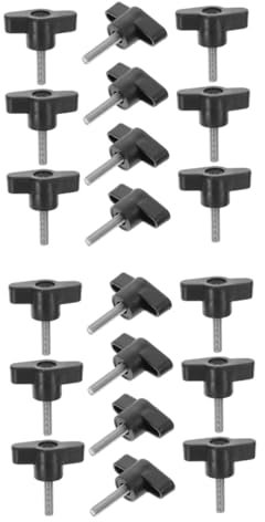 iplusmile 20stücke Rändelschrauben Aus Edelstahl Mit Z-förmigem Griff Handbetätigte Daumenschrauben Verstellbar Für Mechanische Und Elektronische Geräte Rostbeständig Und Leicht Zu