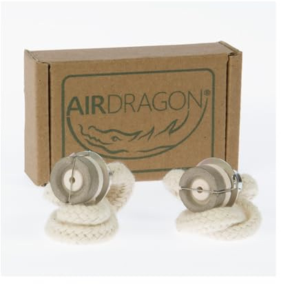 AIRDRAGON® - 2 x Standard Ersatzdocht mit Brenner - passend für Jede große katalytische Lampe