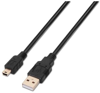 VoltShine Cavo USB 2.0 Tipo A Maschio a Mini B Maschio Nero 0,5 m - Collegamento dispositivi, trasferimento dati veloce e ricarica efficiente.