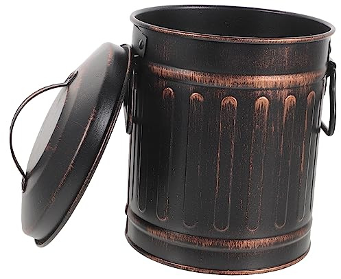 BESTonZON Fireplace Ash Bucket Outdoor Indoor Coal Storage Bucket Bbq Holder for Fire Pit Kitchen Use