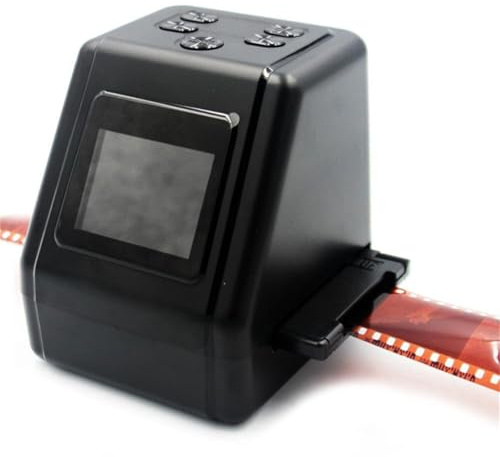 Portable Negative Film Scanner Slide Film Converter Photo Digital Image Viewer 2 LCD Screen for Laptop Computer