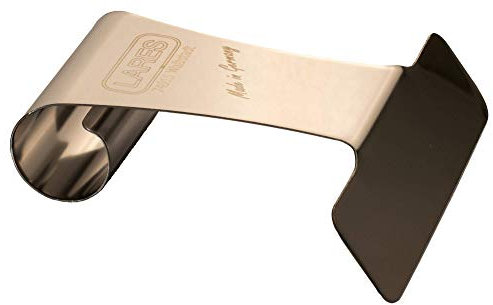 Lares Streichhilfe mit Griff - zum gleichmäßigen Verstreichen von Teig, Creme und Sahne - aus Edelstahl - Made in Germany