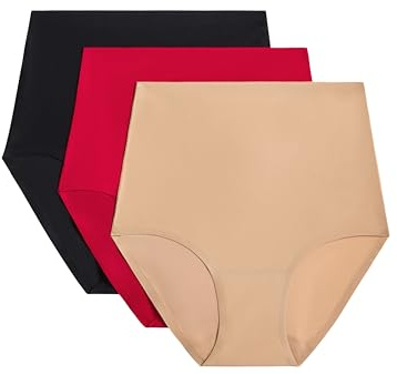 Chantelle Damen Softstretch Slip mit Hoher Taille 3er-Pack, Mehrfarbig, One Size