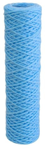 Anti Microbial Wound Sediment Filters 5 Micron for Private Water Supplies, Regular Diameter Anti Bacterial Filter Cartridges, Silver Impregnated (10 x 2.5)