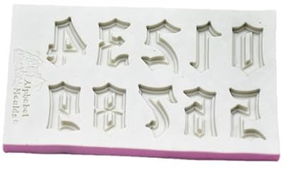 VeEthi Moldes Tartas Silicona 5 Piezas De Molde Para Hornear Pasteles Digitales Para Hornear Herramienta De Fondant Molde Para Pastel De Silicona Líquida
