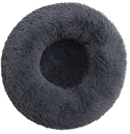 SWZEC MrFluffyFriend™ - Das Beste Anti-Angst Katzenbett (M-60CM,Dunkelgrau)
