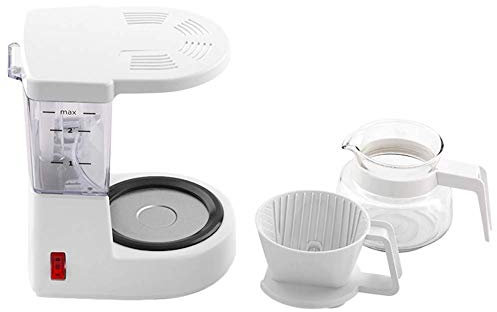 HUAIMEN Coffee Machine Combination, Coffee Machine Single Serve Drip Filter Coffee Machine Small Household Coffee Machine (White)