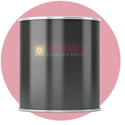 TADESSI Wall Select Wandfarbe Pink - Pfirsich - abwaschbare Innenfarbe matt - Dispersionsfarbe - Geruchsarm und Lösemittelfrei - 5 Liter Gebinde