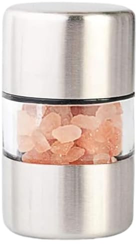 Moulin À Sel Et À Poivre - Moulin Manuel En Acier Inoxydable, Broyeur À Sel Et Épices | Petit Moulin À Sel Et Poivre Portable, Shaker Multifonctionnel Pour Cuisine, Moulin À Épices Manuel Élégant