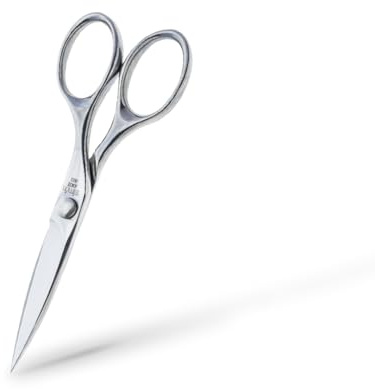 Tijera de Cocina con Contratuerca Simón Inoxidable | Acero Forjado de Alta Precisión | Filo Microdentado para Carne y Pescado | Diseño Ambidiestra con Ovales Simétricos | Fabricada en España