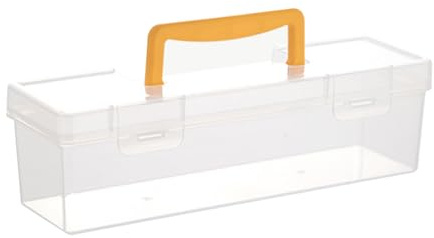 Caja Organizadora De Herramientas - Cajas de Herramientas | Estuche Compartido Transparente para Trabajo Trabillas Tuercas Electrónica Terminales Marcador Trinquete Mecánico Alicates Llave Roscas