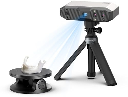 Revopoint MINI 2 3D Scanner, Industrielles Blaulicht, 16 fps Scannen, Advanced | 0.02mm Präzision, 3D-Scanner für 3D-Drucker, Portabler Farb-3D-Modellscanner für Dental, Schmuck & kleine Objekte